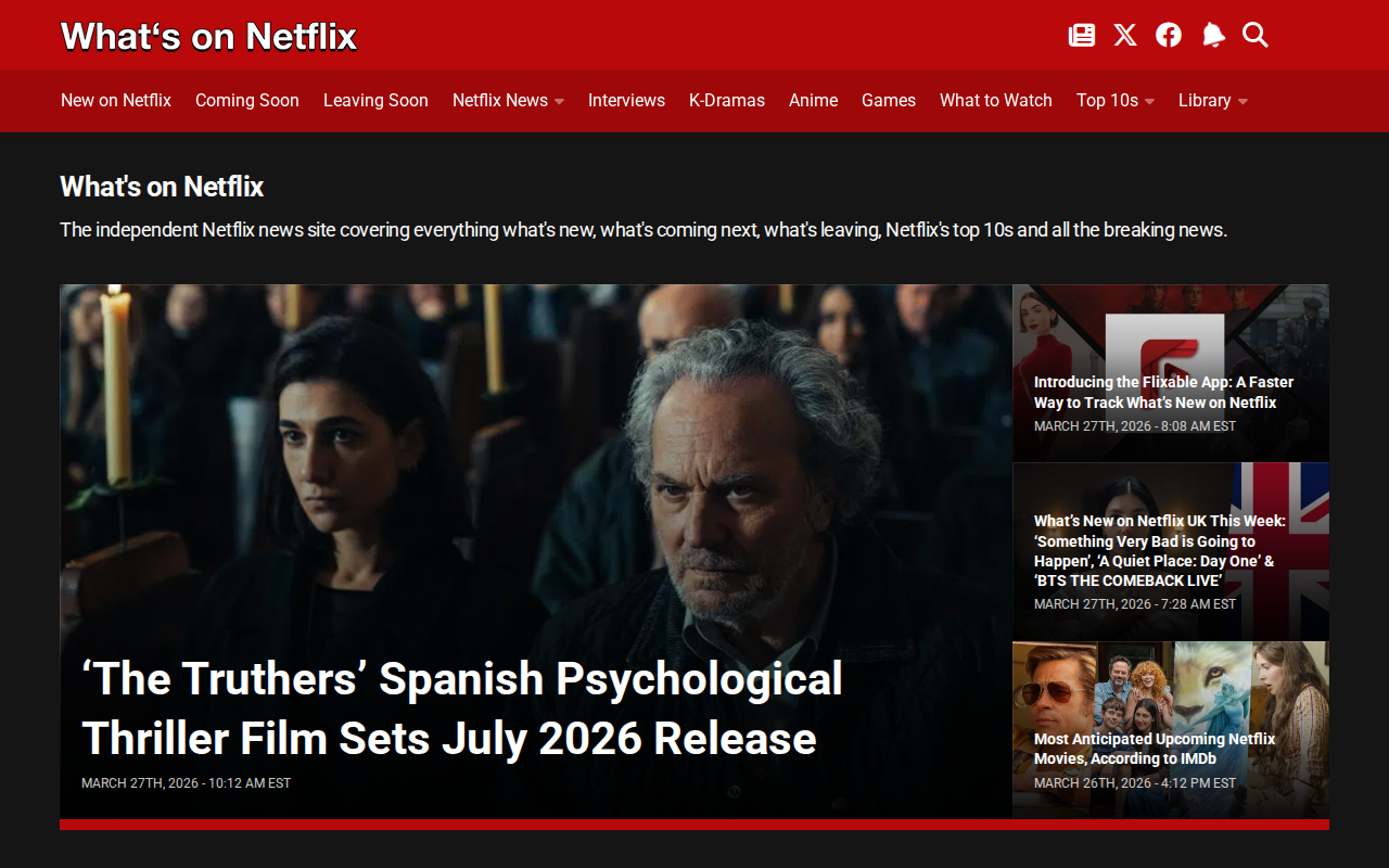 What's on Netflix - Netflix News, Shows and More preview 1